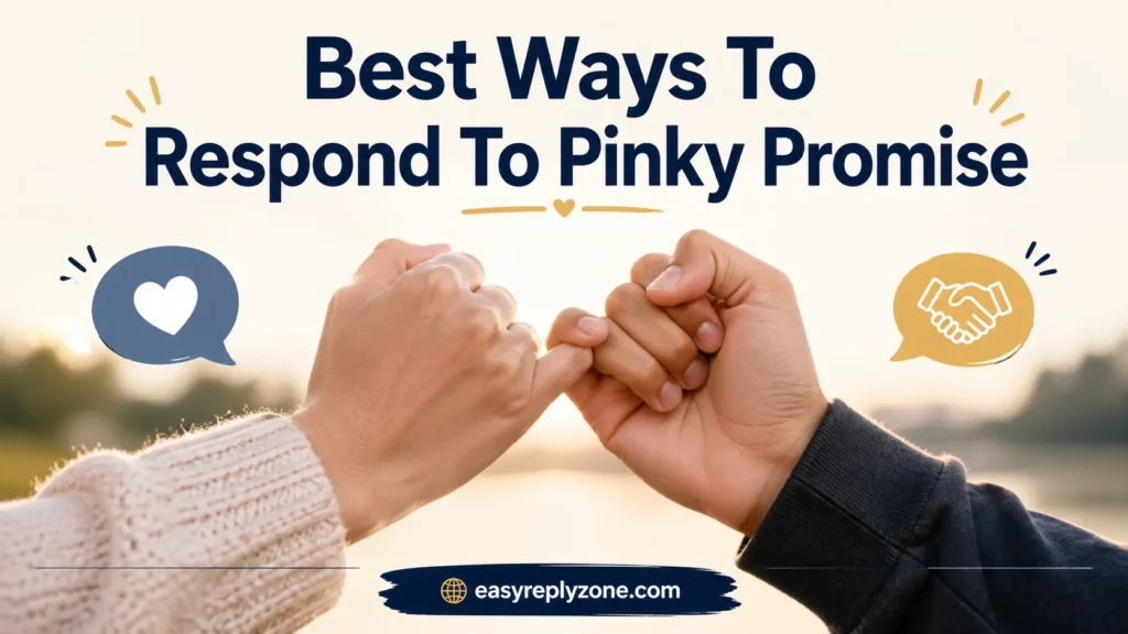Best Ways To Respond To Pinky Promise