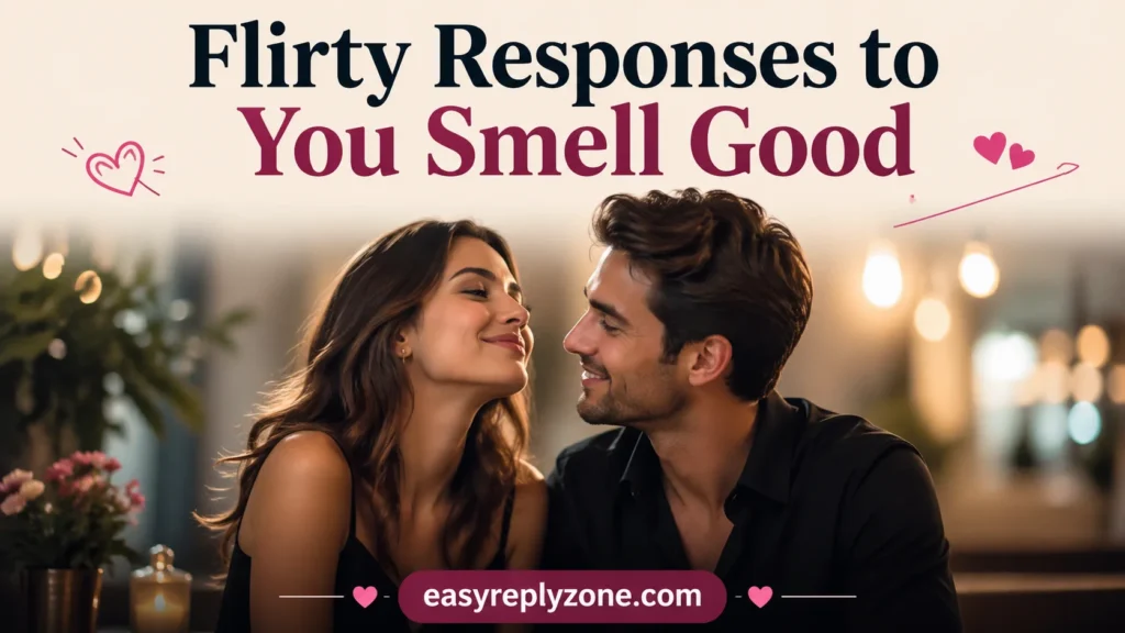 Flirty Responses to You Smell Good