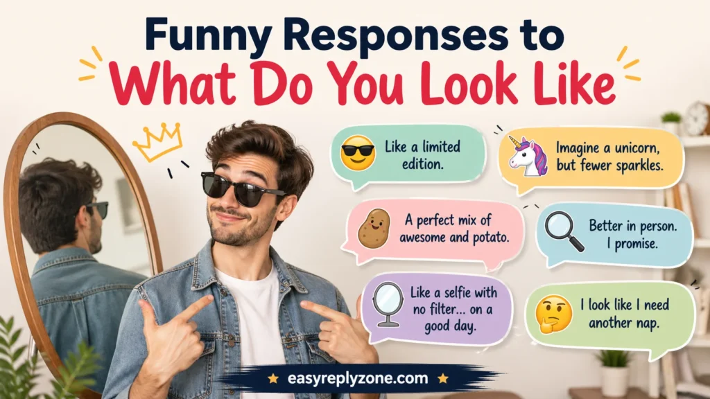 Funny Responses to What Do You Look Like