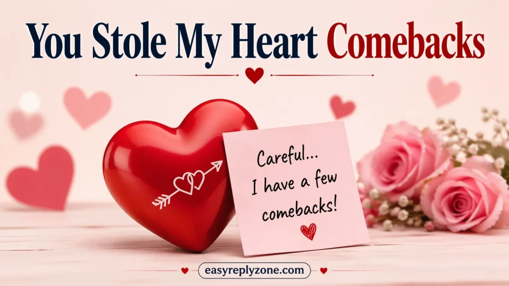 You Stole My Heart Comebacks
