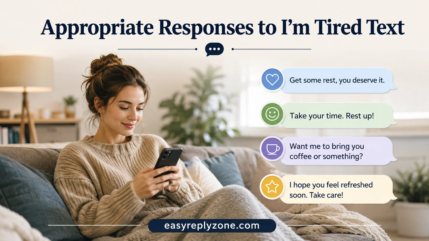 Appropriate Responses to I’m Tired Text