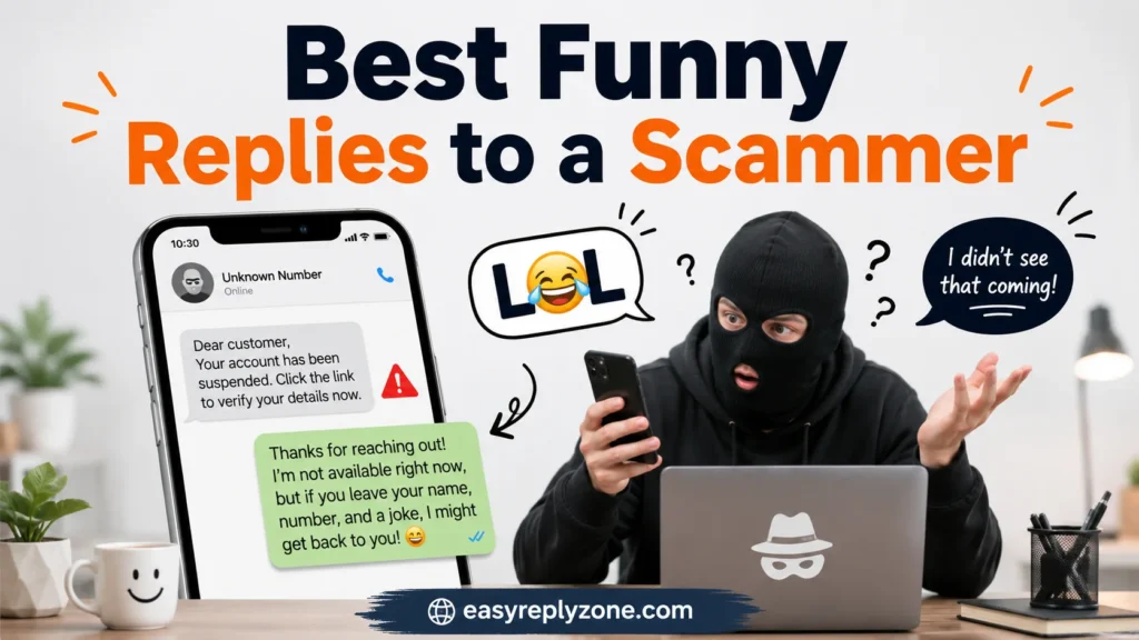 Best Funny Replies to a Scammer