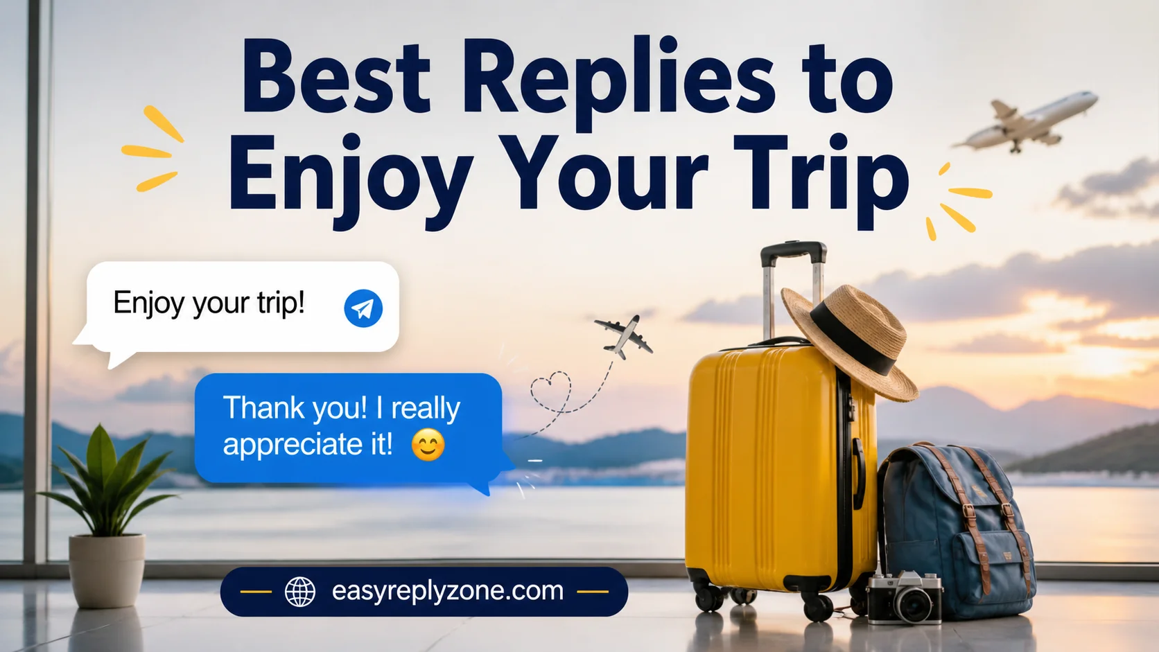 Best Replies to Enjoy Your Trip