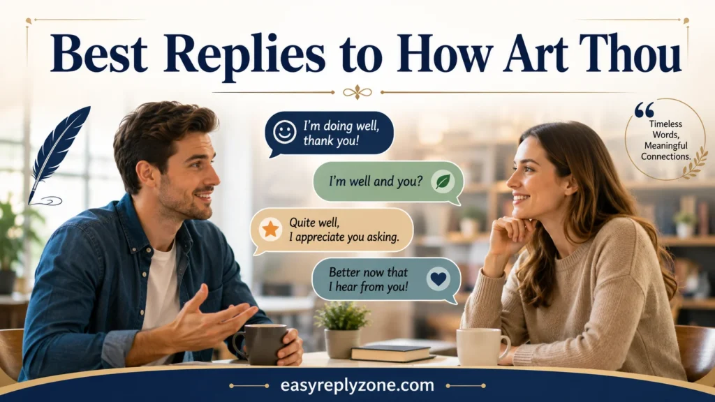 Best Replies to How Art Thou