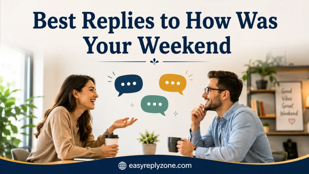 Best Replies to How Was Your Weekend