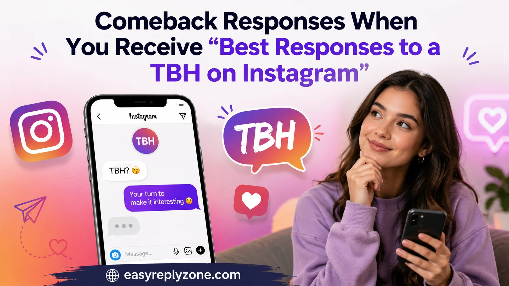 Best Responses to a TBH on Instagram