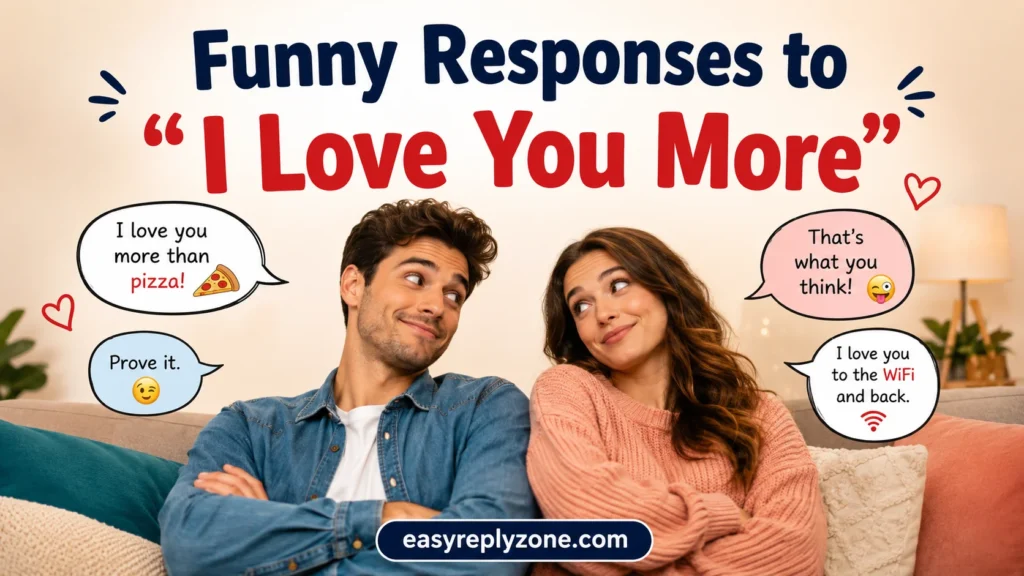Funny Responses to “I Love You More”