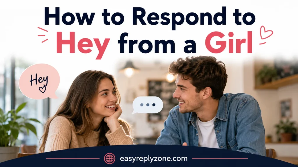 How to Respond to Hey from a Girl