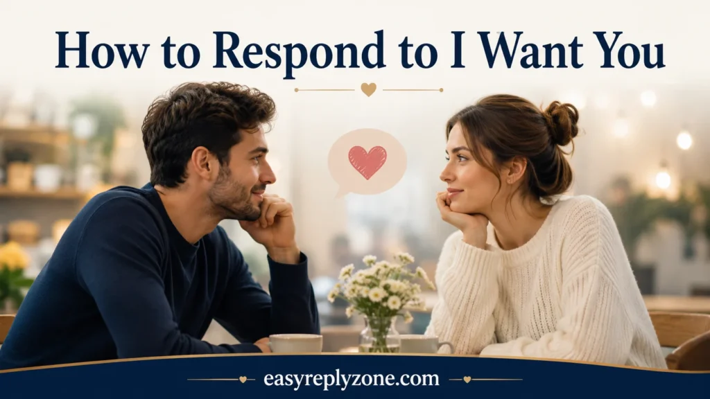 How to Respond to I Want You