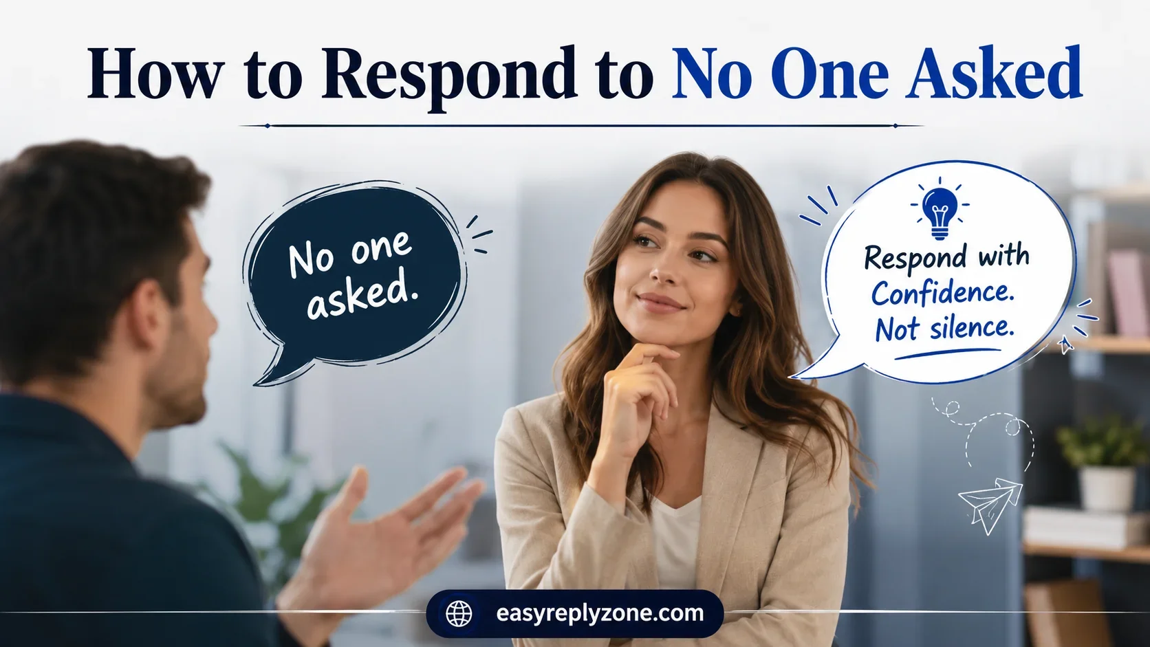 How to Respond to No One Asked