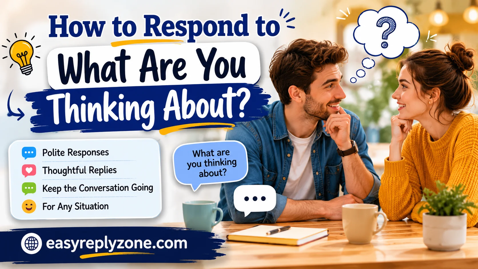 How to Respond to What Are You Thinking About