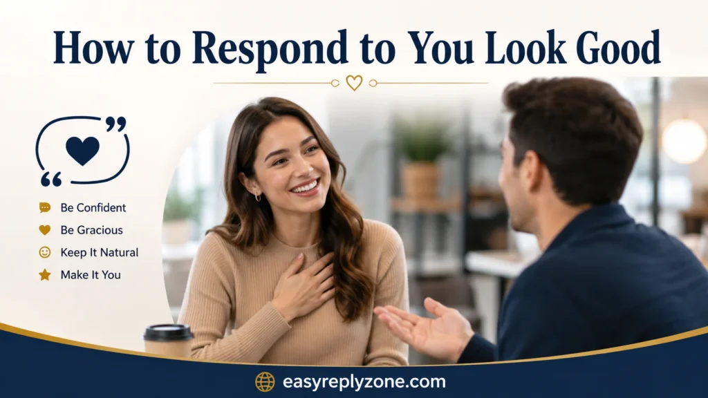 How to Respond to You Look Good