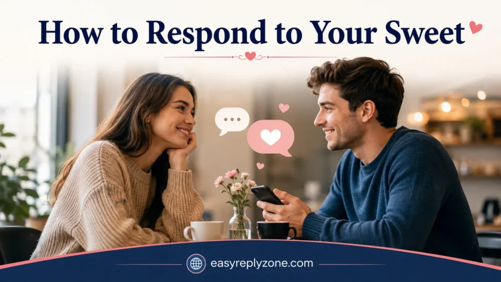 How to Respond to Your Sweet