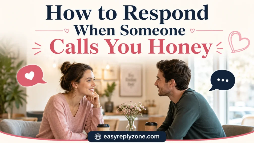 How to Respond When Someone Calls You Honey