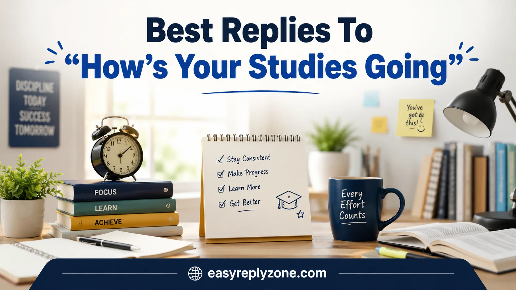 Best Replies To “How’s Your Studies Going”