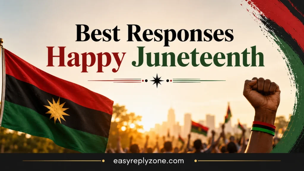 Best Responses Happy Juneteenth