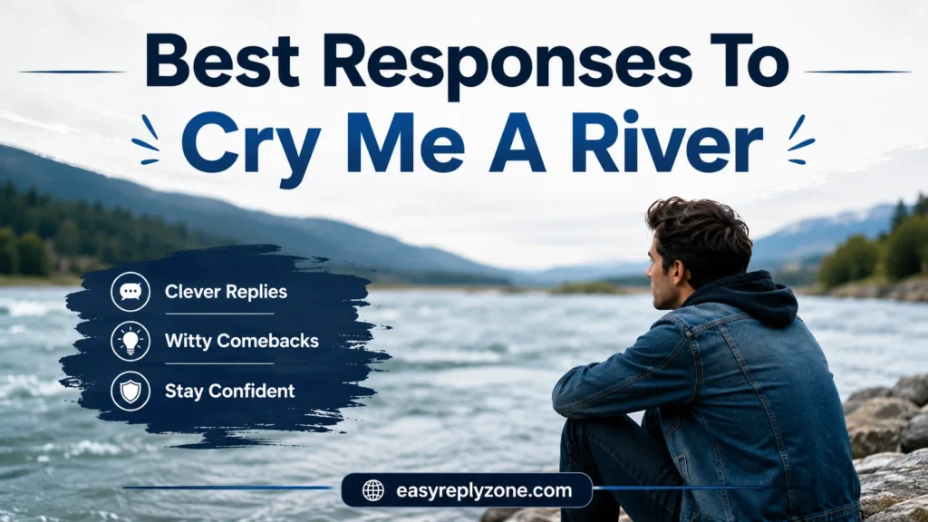 Best Responses To Cry Me A River