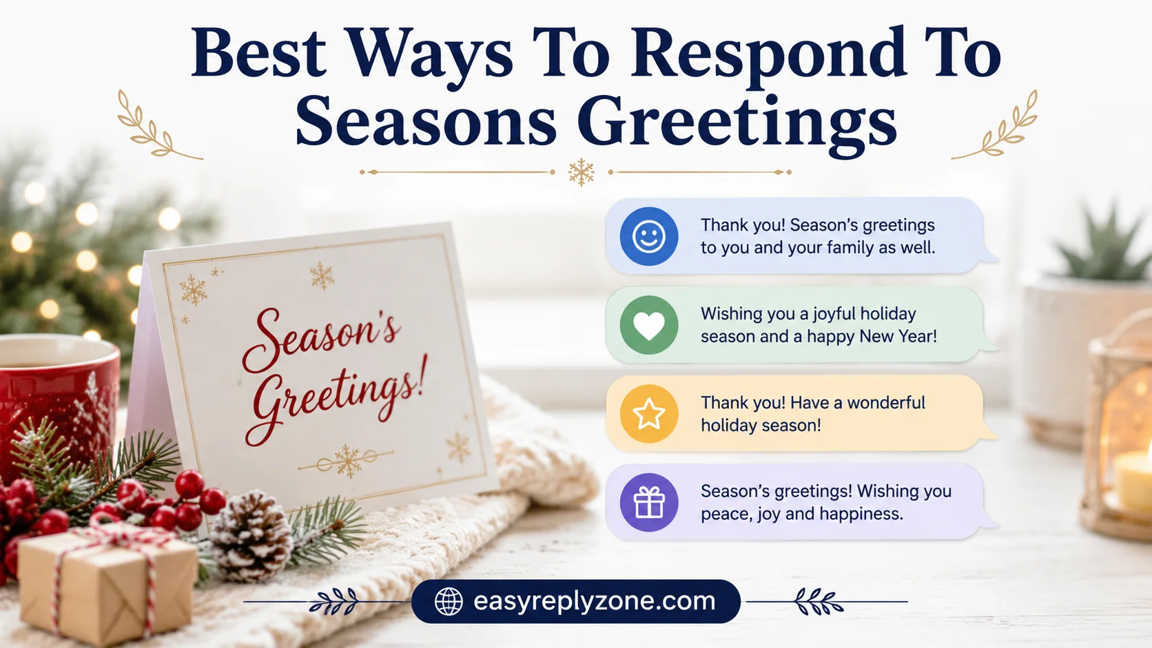 Best Ways To Respond To Seasons Greetings