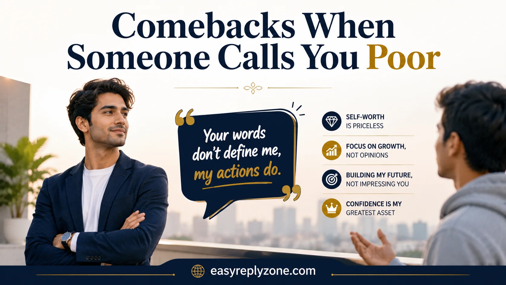 Comebacks When Someone Calls You Poor