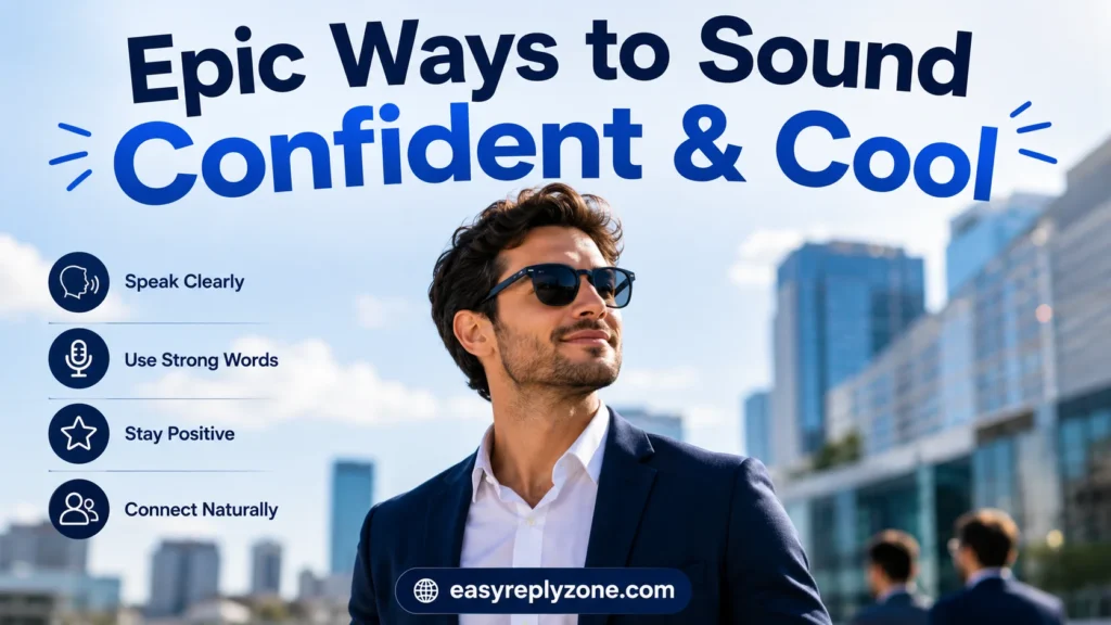 Epic Ways to Sound Confident & Cool