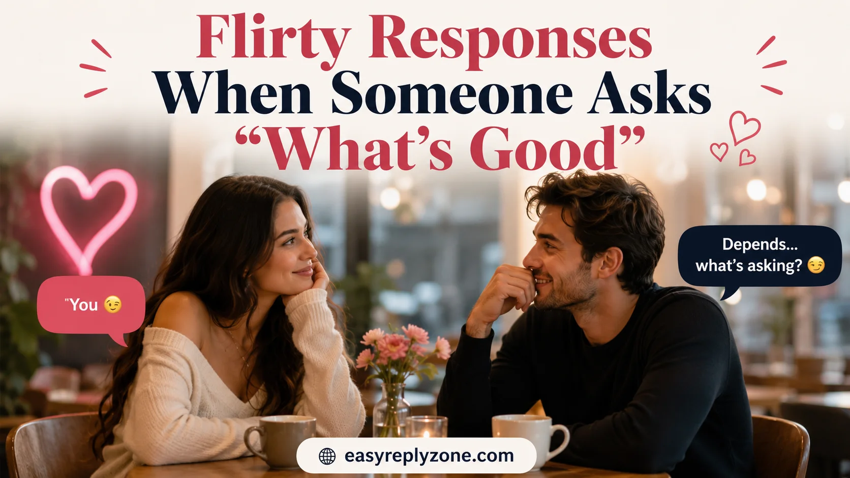 Flirty Responses When Someone Asks “What’s Good”