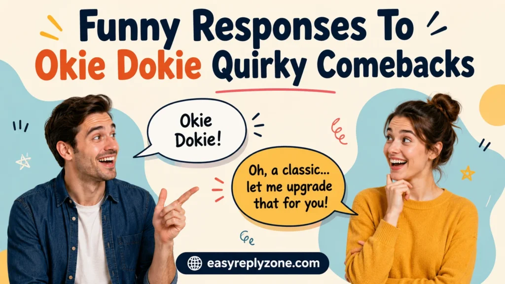 Funny Responses To Okie Dokie Quirky Comebacks