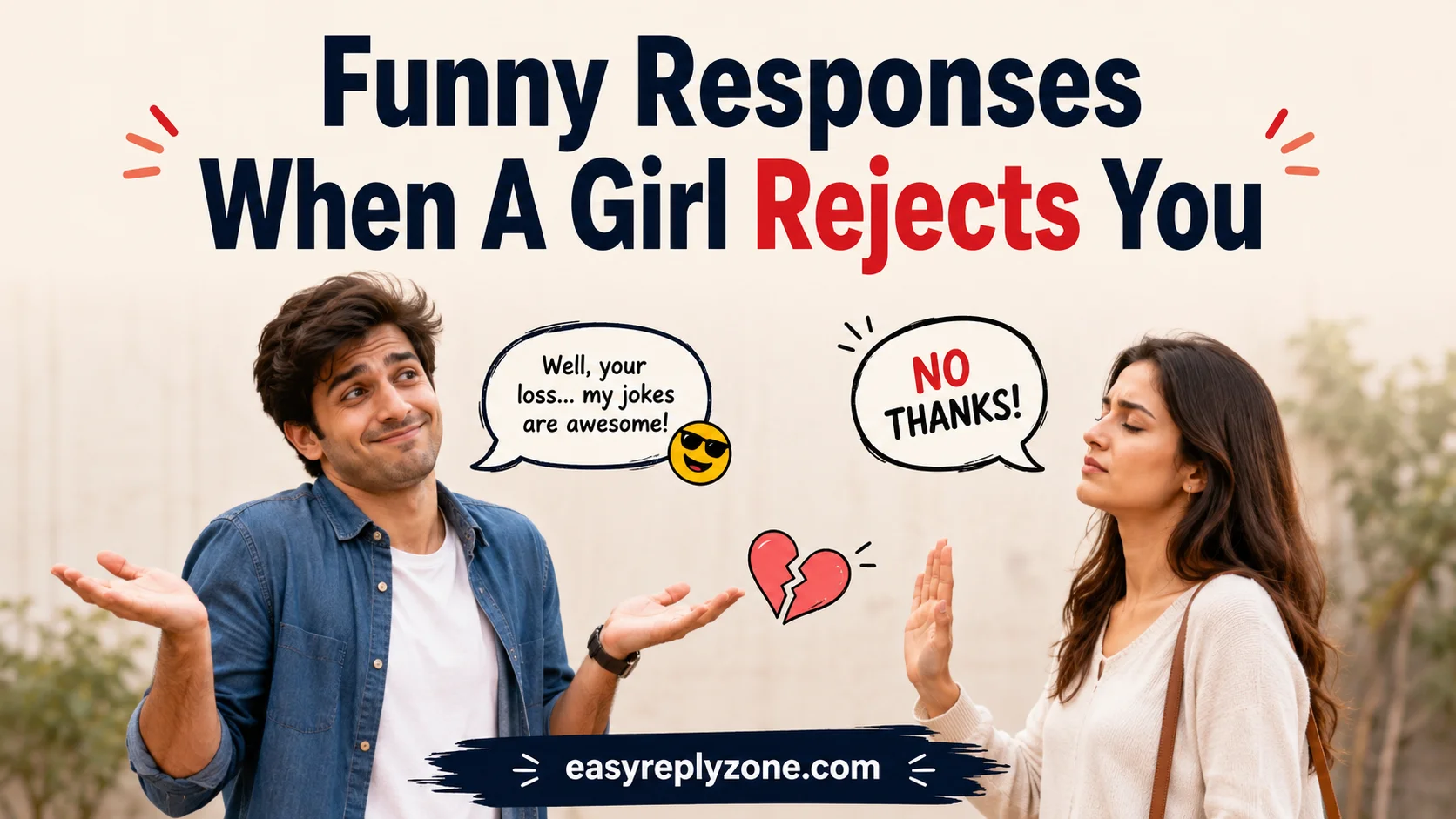 Funny Responses When A Girl Rejects You