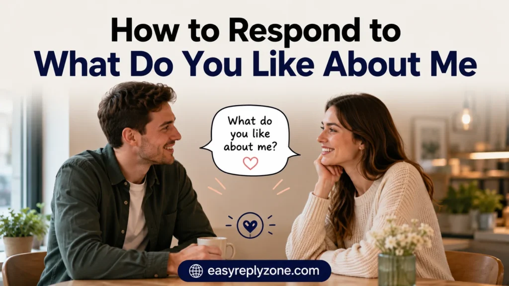 How to Respond to What Do You Like About Me