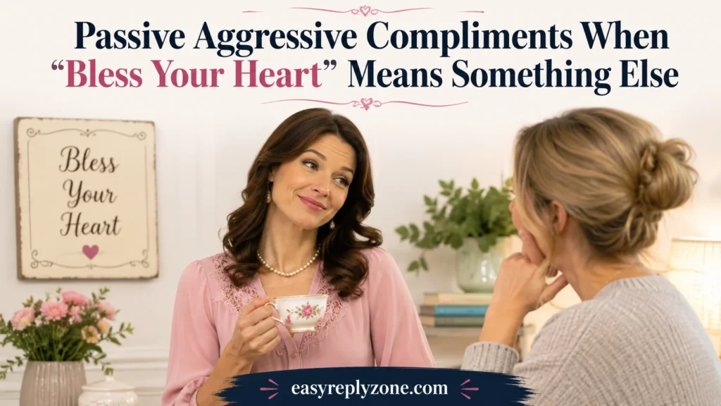 Passive Aggressive Compliments When “Bless Your Heart” Means Something Else
