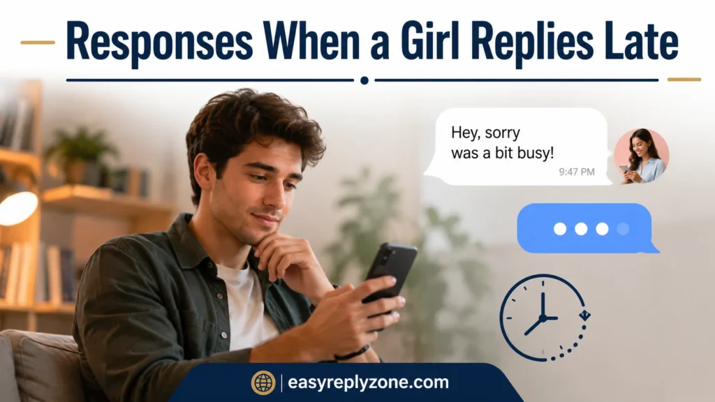 Responses When a Girl Replies Late