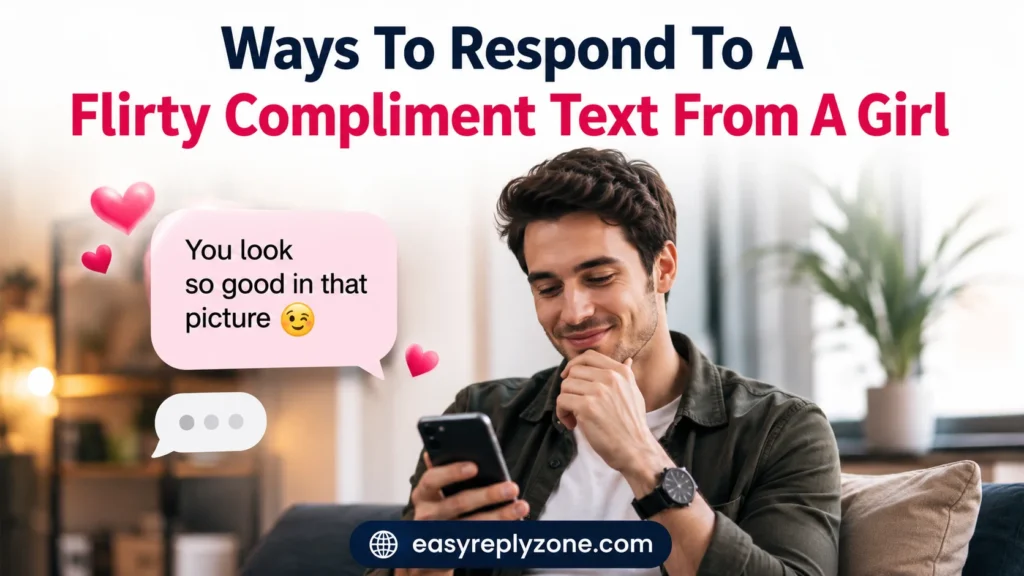 Ways To Respond To A Flirty Compliment Text From A Girl