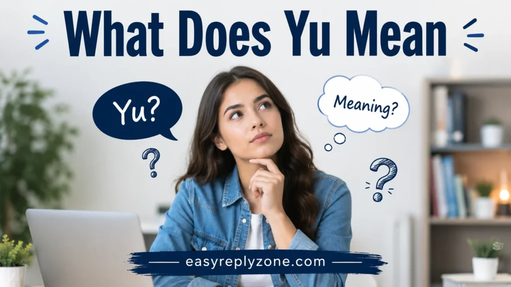 How to Use “What Does Yu Mean”