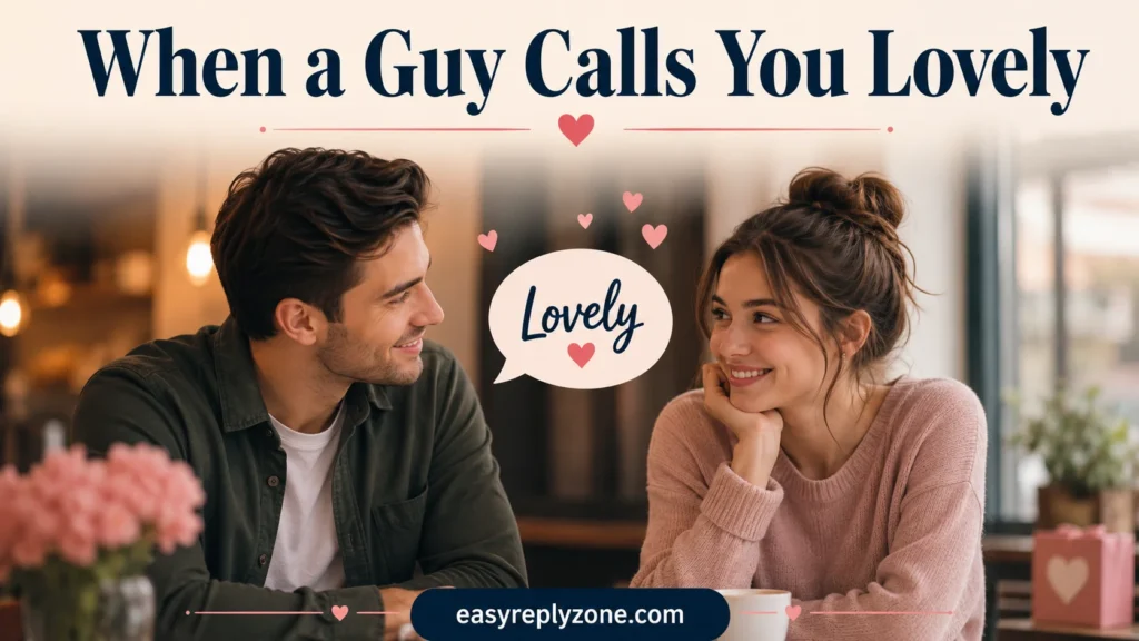 When a Guy Calls You Lovely