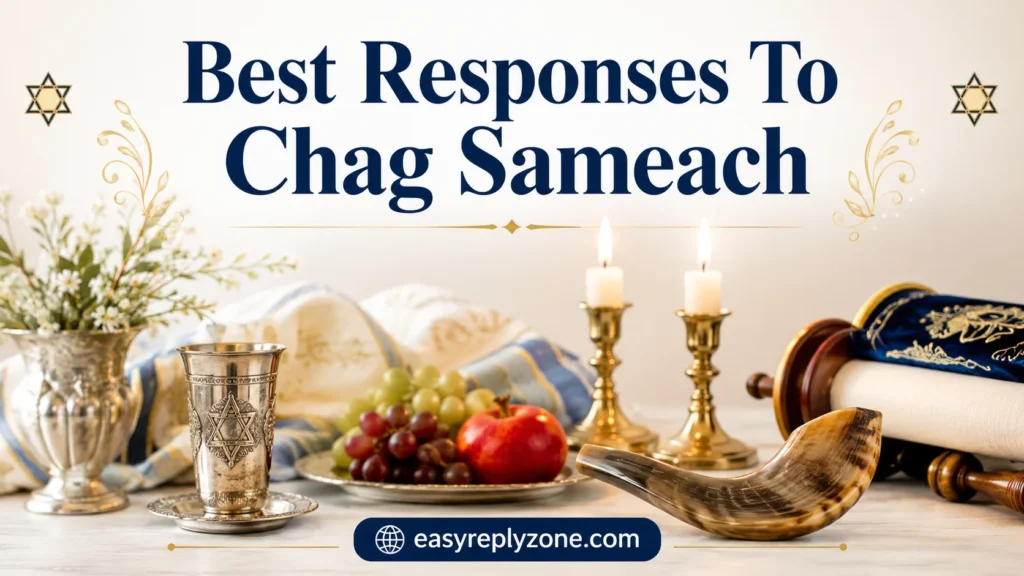 Best Responses To Chag Sameach