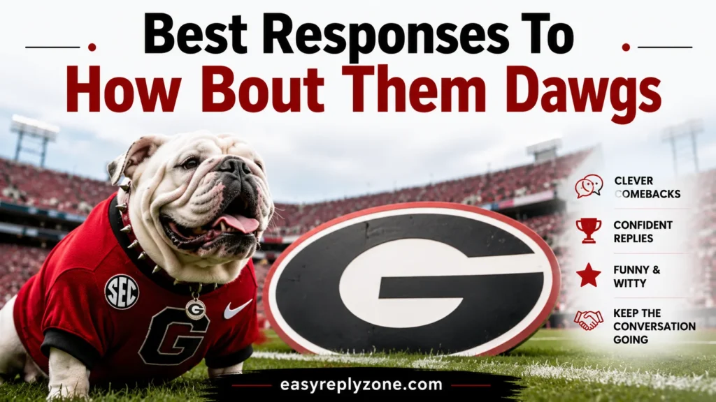 Best Responses To How Bout Them Dawgs