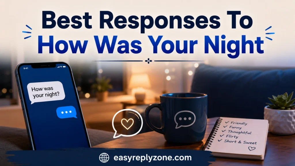 Best Responses To How Was Your Night
