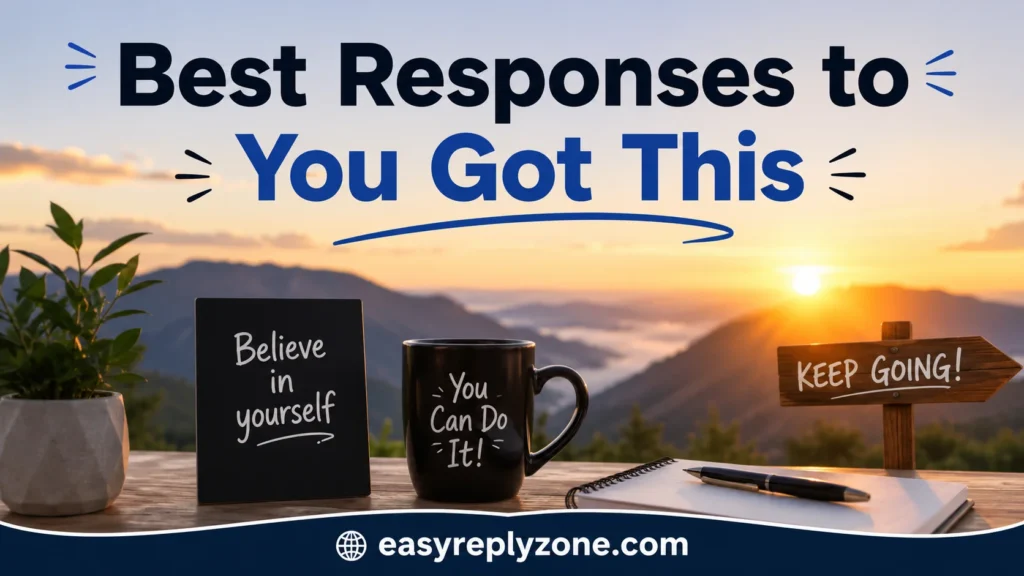 Best Responses to You Got This