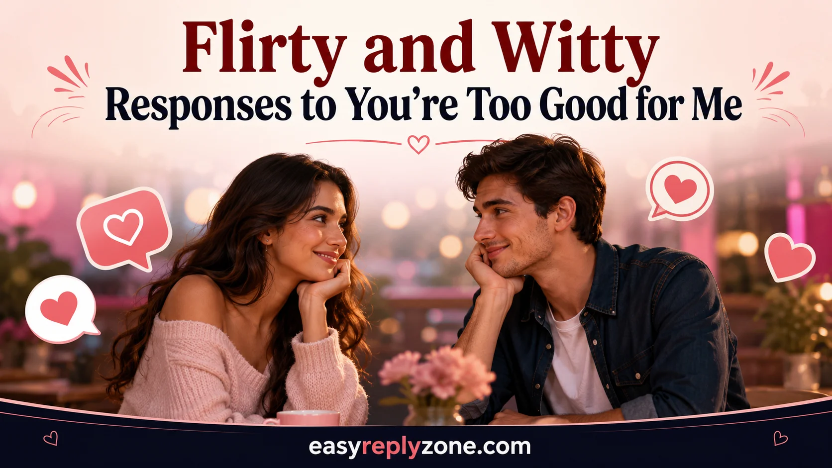 Flirty and Witty Responses to You’re Too Good for Me