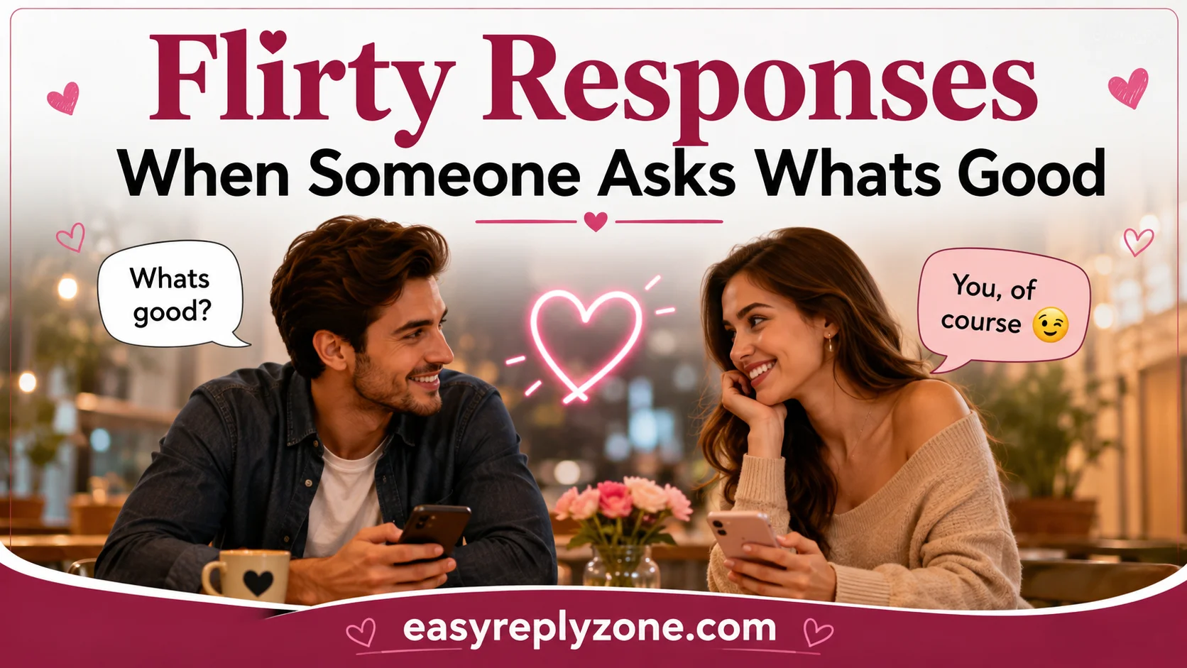 Flirty Responses When Someone Asks Whats Good