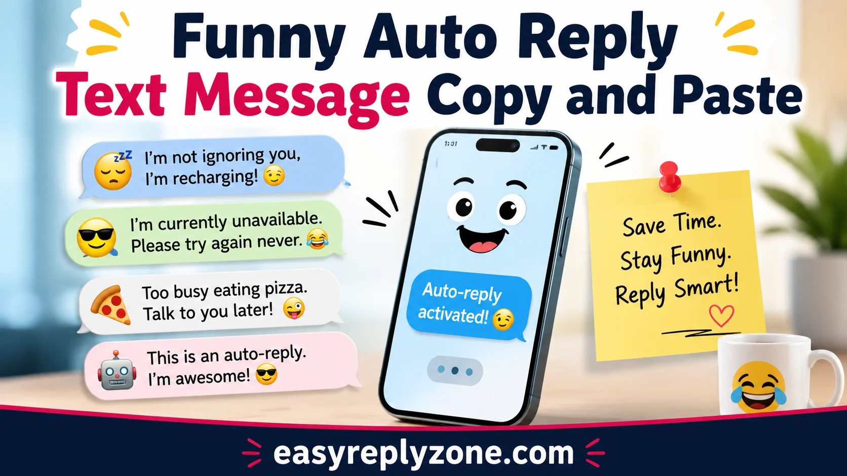 Funny Auto Reply Text Message Copy and Paste