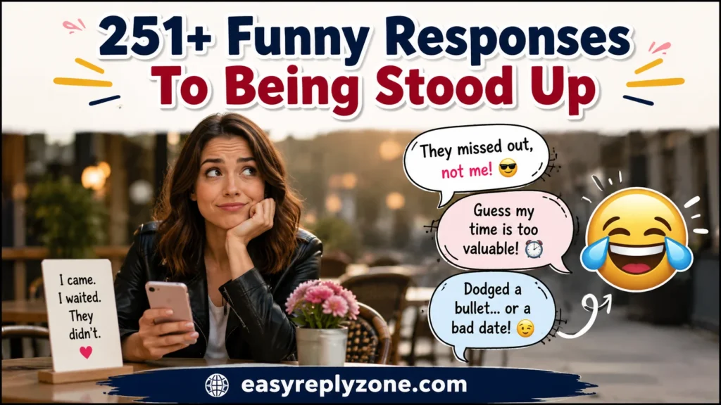 Funny Responses To Being Stood Up