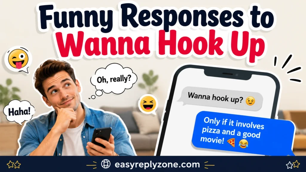 Funny Responses to Wanna Hook Up