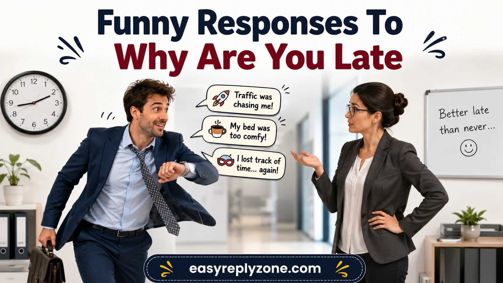 Funny Responses To Why Are You Late
