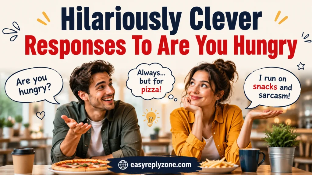 Hilariously Clever Responses To Are You Hungry