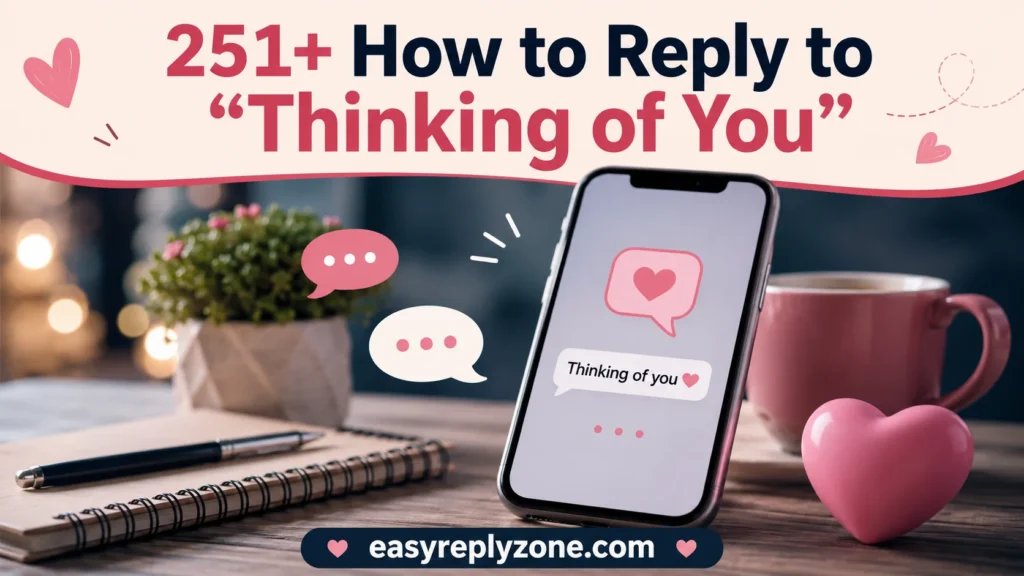 How to Reply to “Thinking of You”