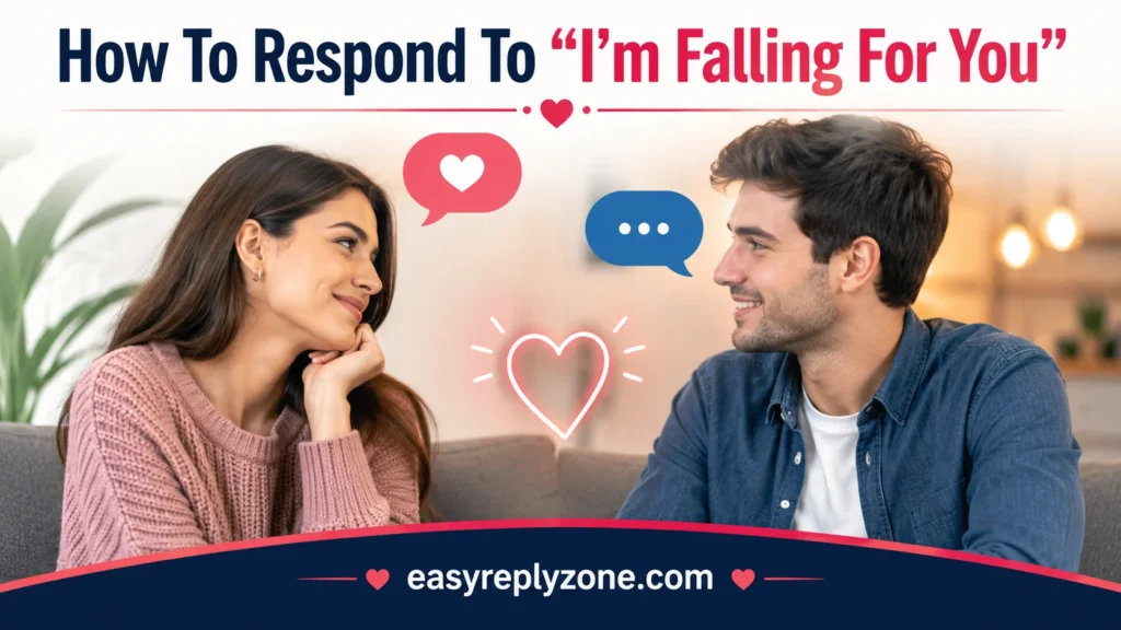 How To Respond To “I’m Falling For You”
