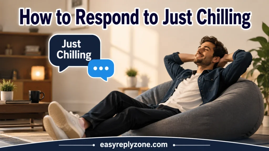 How to Respond to Just Chilling
