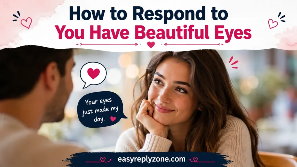 How to Respond to You Have Beautiful Eyes