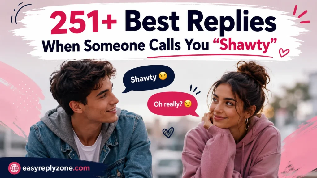 Best Replies When Someone Calls You “Shawty”