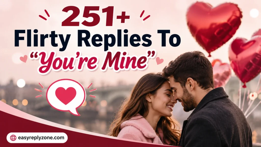 Flirty Replies To “You’re Mine”